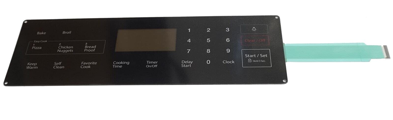 Premium Membrane Switch Touchpad Overlay Replacement for Samsung AP5800759 DG34-00025A - Durable Keypad Panel for Appliances & Industrial Equipment