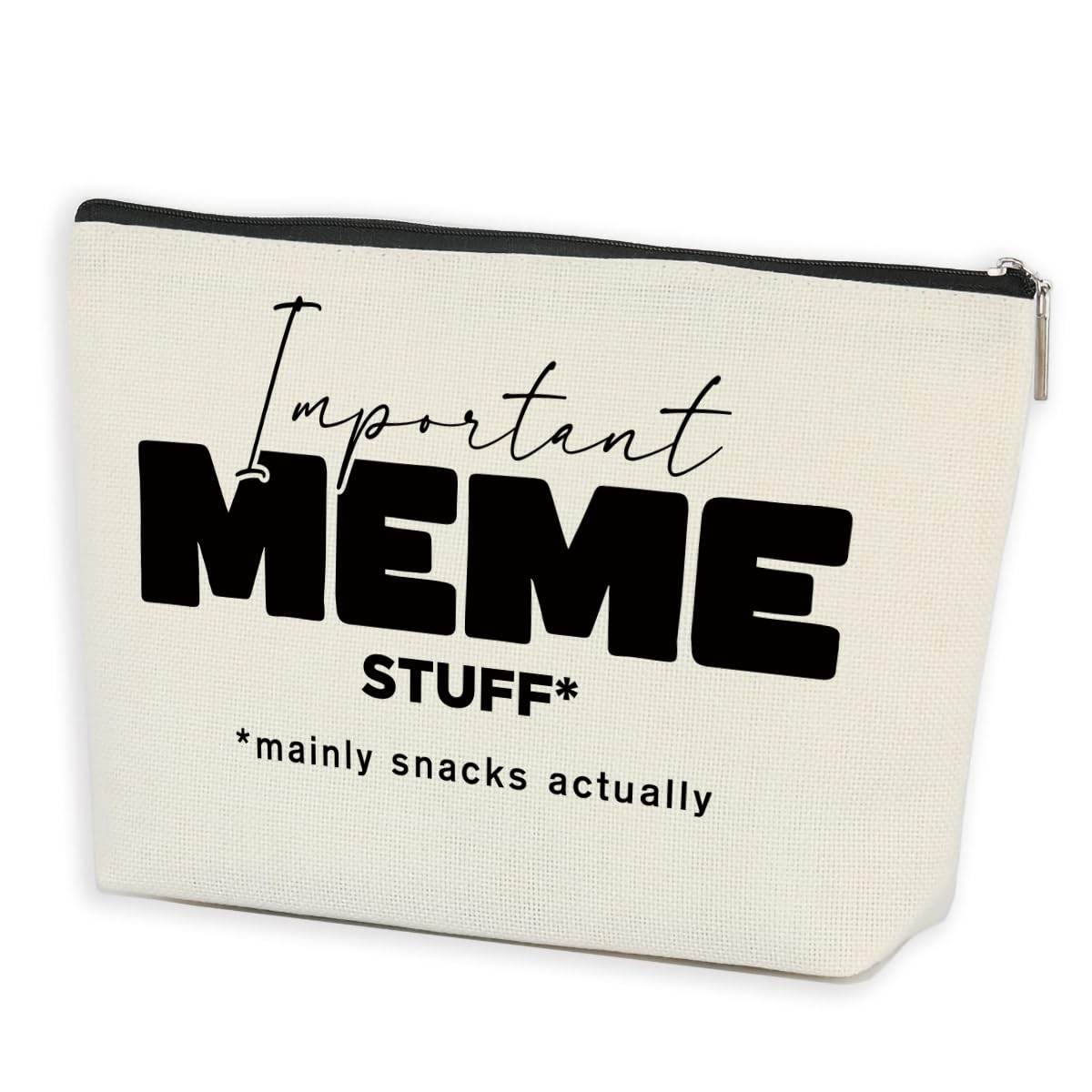 Funny Meme Makeup Bag - Cute Cosmetic & Toiletry Travel Bag for Women - Perfect Gift for Grandma, New Grandmother, Mom on Birthday or Mother's Day - Great for Travel, Daily Use & Meme Lovers