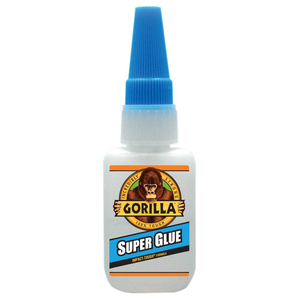 Gorilla Super Glue - 15 Gram Bottle | Fast Strong Bond for Metal, Wood, Plastic, Ceramic | Perfect for Home Repairs, DIY Projects & Crafts