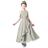 Junior Bridesmaid Dresses for Teens - Ankle-Length Flower Girl Gowns for Wedding Party | Perfect for Kids' Formal Occasions, Church Events & Special Celebrations