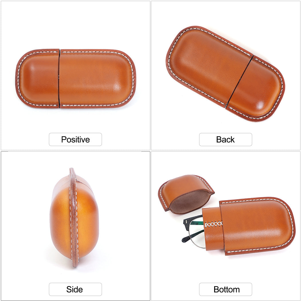 Handmade Unisex Glasses Case - Premium Eyewear Storage Box for Men & Women - Perfect for Sunglasses, Reading Glasses & Optical Frames - Home, Office & Travel Accessory