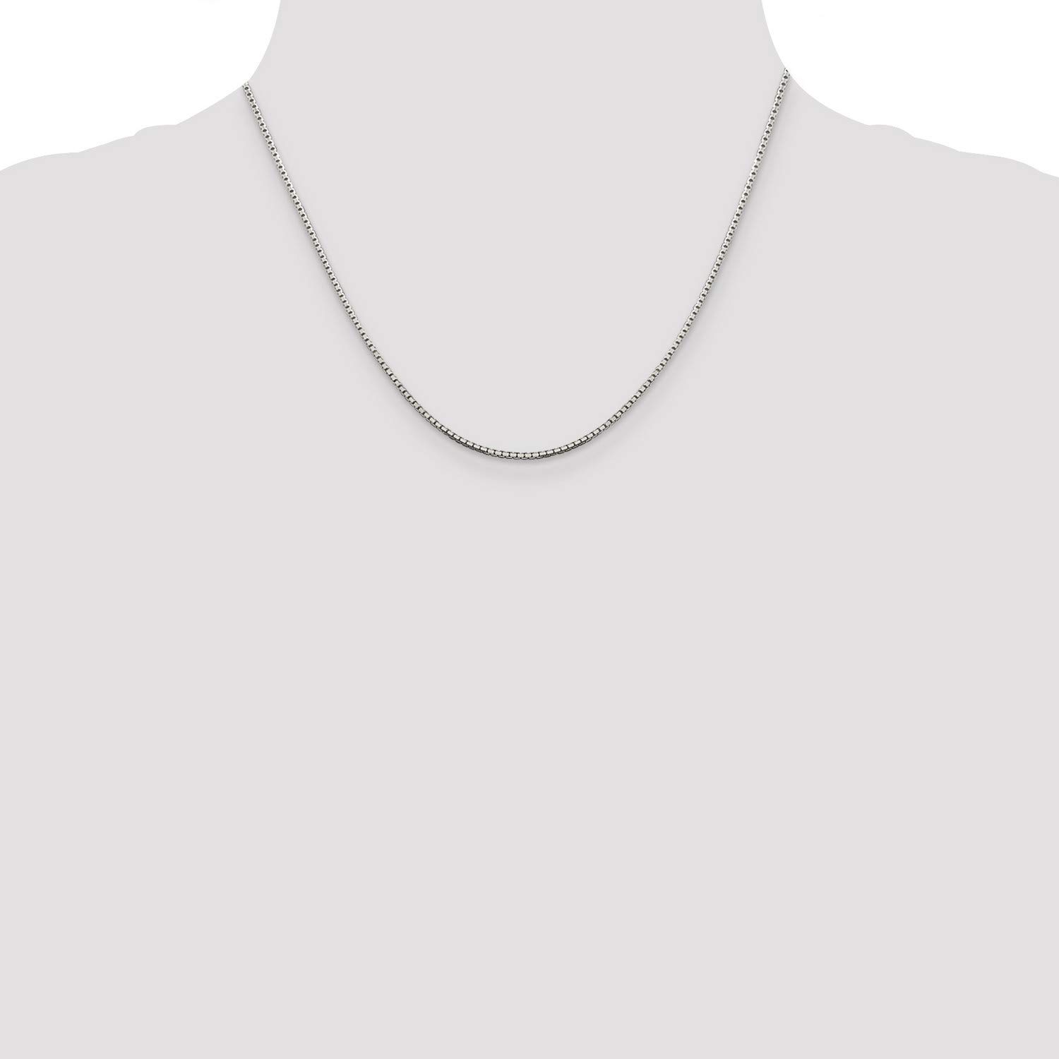 925 Sterling Silver Octagonal Box Chain Necklace for Women - Dainty Layering Jewelry Gift for Birthday, Anniversary & Valentine's Day | Everyday Wear, Date Night & Special Occasions