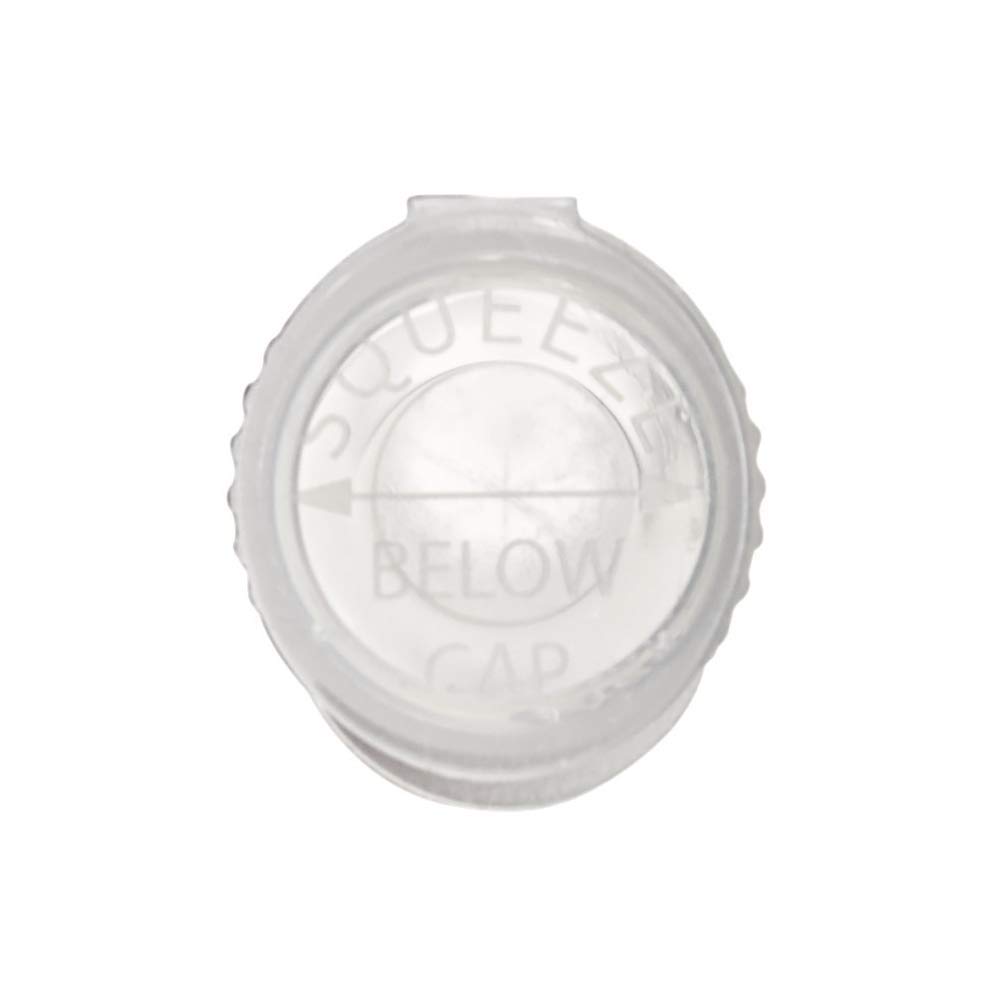 W Gallery 600 Clear 120mm Open Cap Pop Top Tubes - Airtight Smell Proof Plastic Containers - Medical Grade Prescription Bottles for Pills, Herbs, Flowers & Supplements (Bulk Pack) - Perfect for Pharmacy Storage, Travel Organizers & Home Use