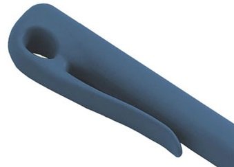 Detectable Metal One Piece Stick Pens - Standard Blue Ink, All Blue Design with Pocket Clip & Lanyard Attachment (100 Pack) - Ideal for Food Processing, Pharmaceutical & Industrial Safety Compliance