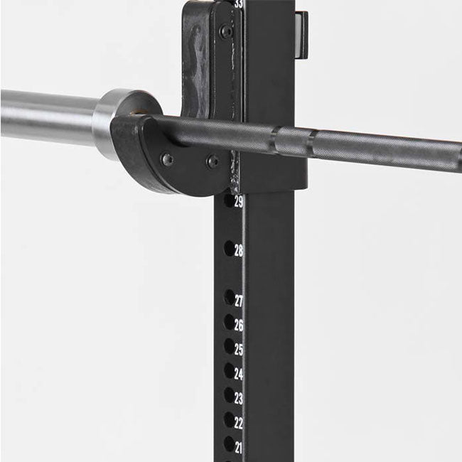 XM FITNESS Commercial H Base Squat Stands Pair - Heavy Duty Power Rack for Home & Gym Strength Training - Perfect for Squats, Bench Press & Weightlifting Exercises