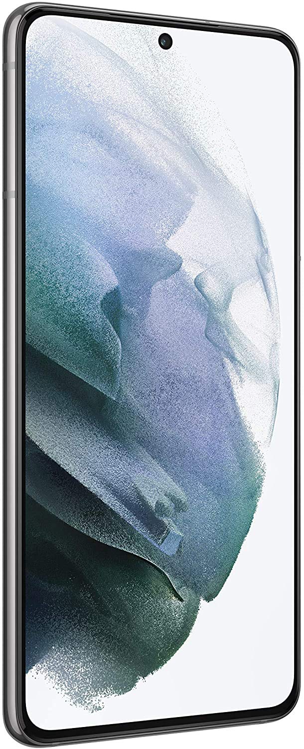 Samsung Galaxy S21 5G Unlocked Smartphone 128GB Dual SIM (G991B) - Phantom Gray | Global GSM Android Phone with US LTE Compatibility | Perfect for Travel, Business & Streaming