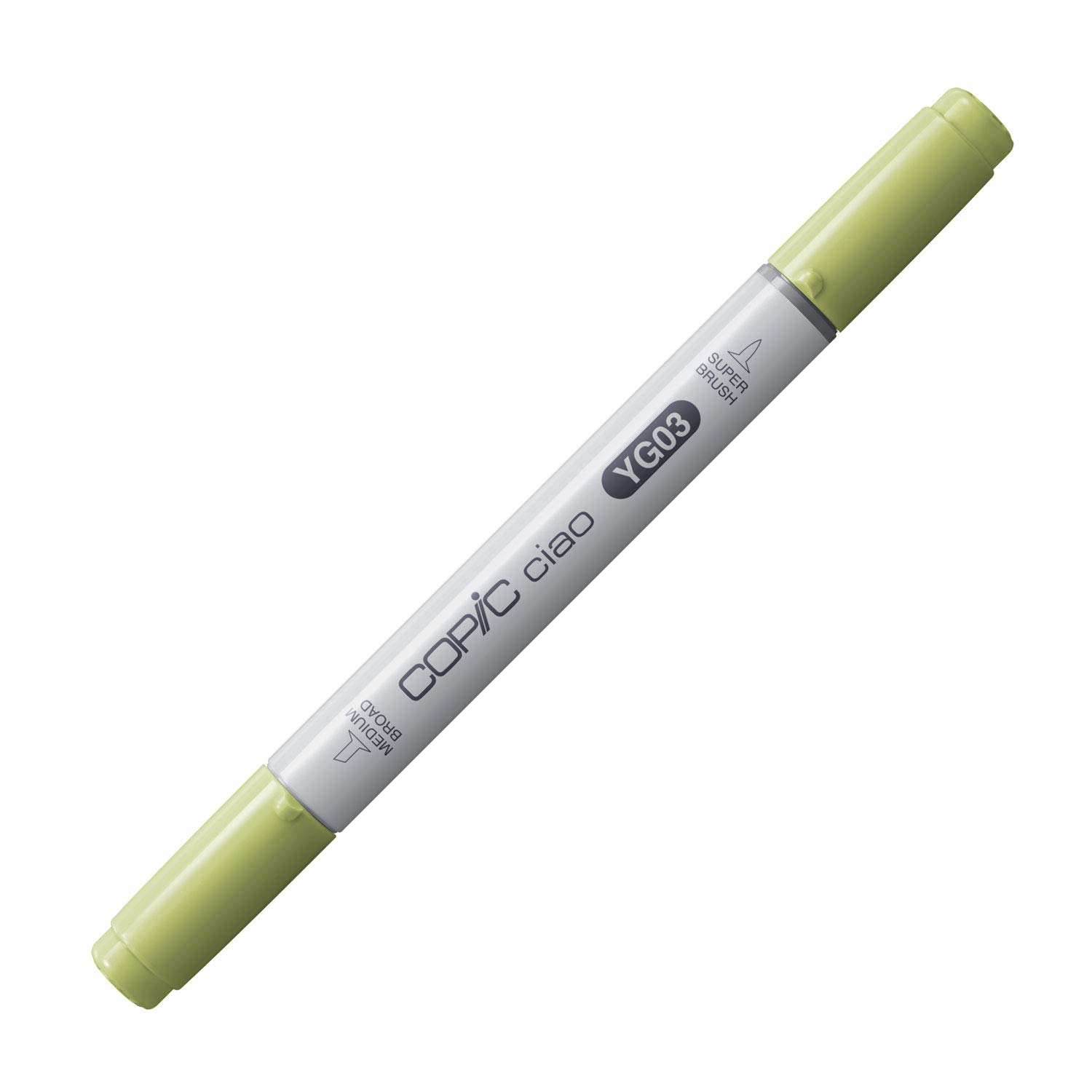Copic Ciao Markers - Set of 12 Vibrant Yellow Green Alcohol-Based Art Markers for Sketching, Illustration & Coloring | Perfect for Artists, Designers & Adult Coloring Books
