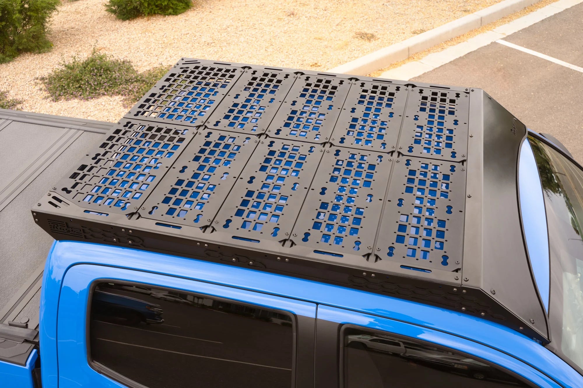 Rago Fabrication Rear Roof Rack Decking Panels for 2016-2023 Toyota Tacoma | Heavy Duty Truck Bed Cargo Carrier | Perfect for Camping, Off-Roading & Outdoor Adventures