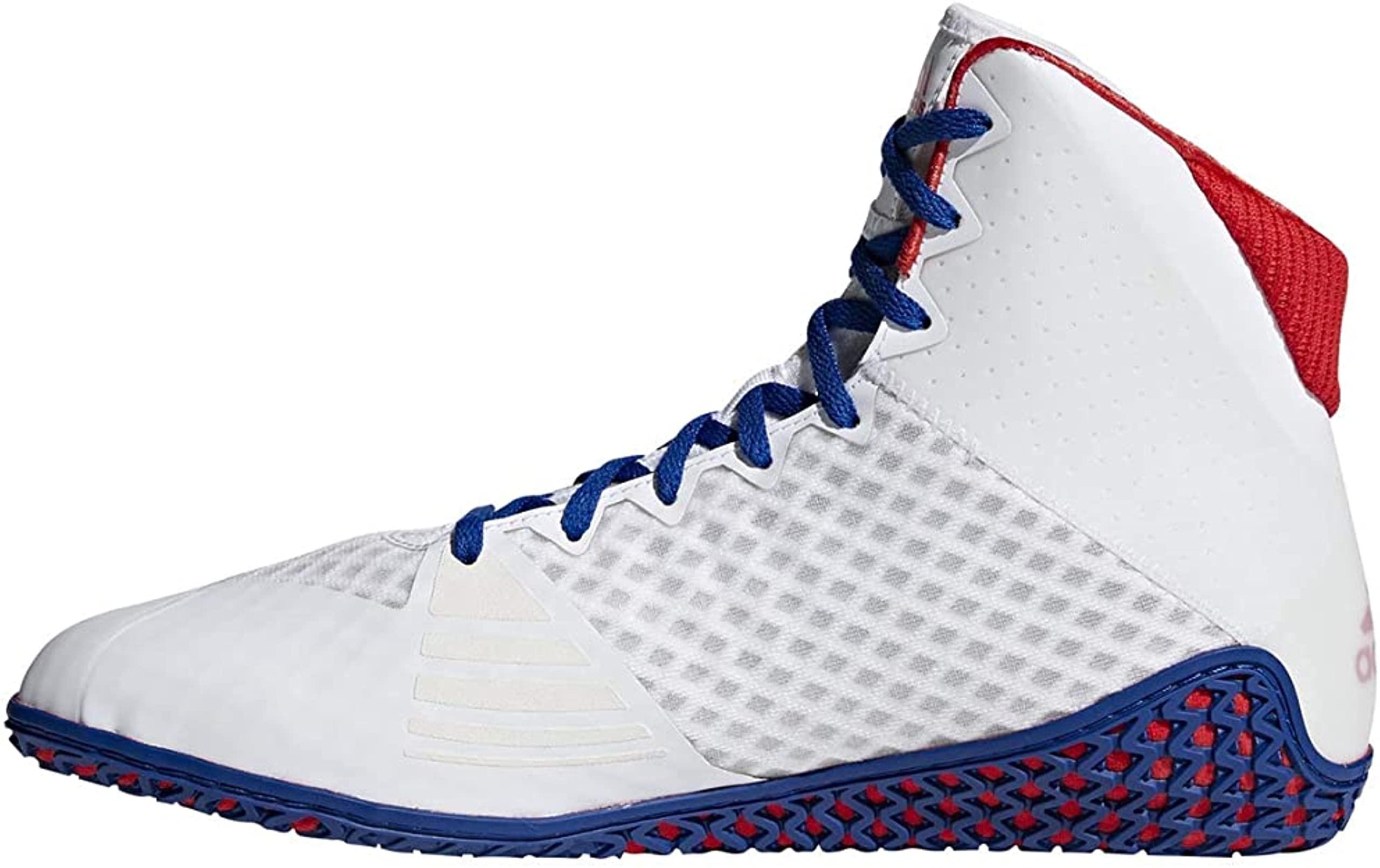Adidas Men's Mat Wizard 4 Wrestling Shoes - Lightweight & Flexible for High-Performance Wrestling - Perfect for Competitions, Training & Grappling