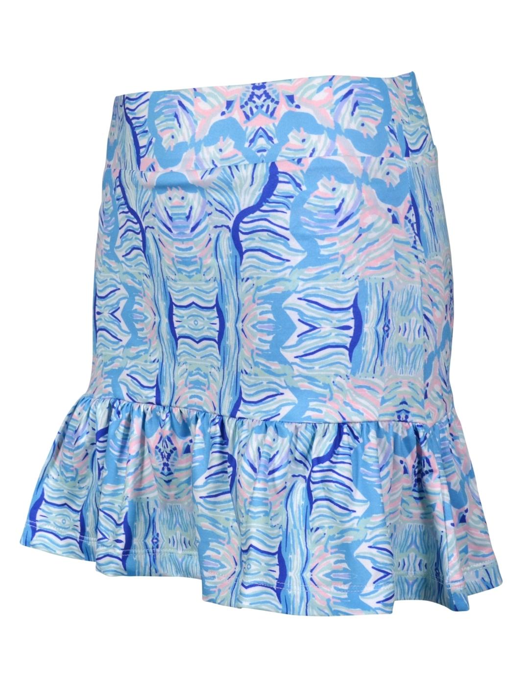 Saylor Toddler Girls' Skort - Soft Stretchy Athletic Skirts with Shorts for Playground & Preschool - Cute Ruffle Skorts for Toddler Girls 2-5 Years
