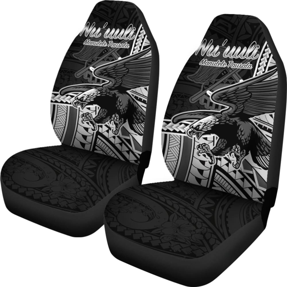 Premium American Samoa Car Seat Covers - Nu'Uuli Polynesian Tribal Pattern Design - Universal Fit for Cars, Trucks & SUVs - Perfect for Travel, Commuting & Cultural Enthusiasts