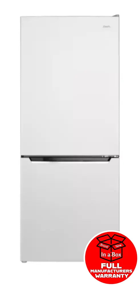 CHiQ CBM283NW3 283L Bottom Mount Refrigerator - Energy Efficient White Fridge for Kitchen, Office, or Dorm Room - Compact Freezer with Adjustable Shelves