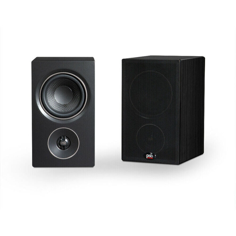 PSB Alpha P3 Compact Bookshelf Speakers (Pair) - High-Fidelity Audio for Home Theater, Music & Gaming - Perfect for Small Spaces & Desktop Setups