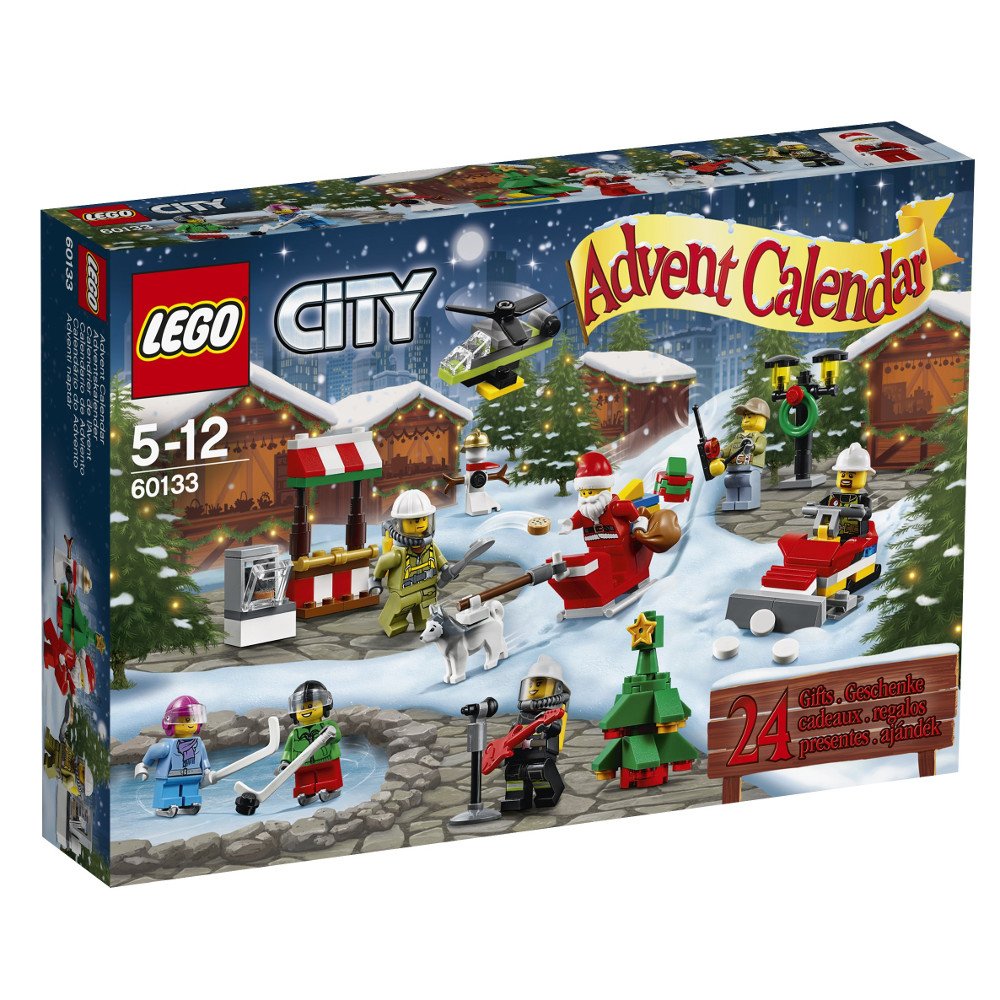 LEGO City Advent Calendar 60133 - Holiday Countdown Toy for Kids, Christmas Gift & Building Fun | Perfect for Holiday Decorations & Family Activities