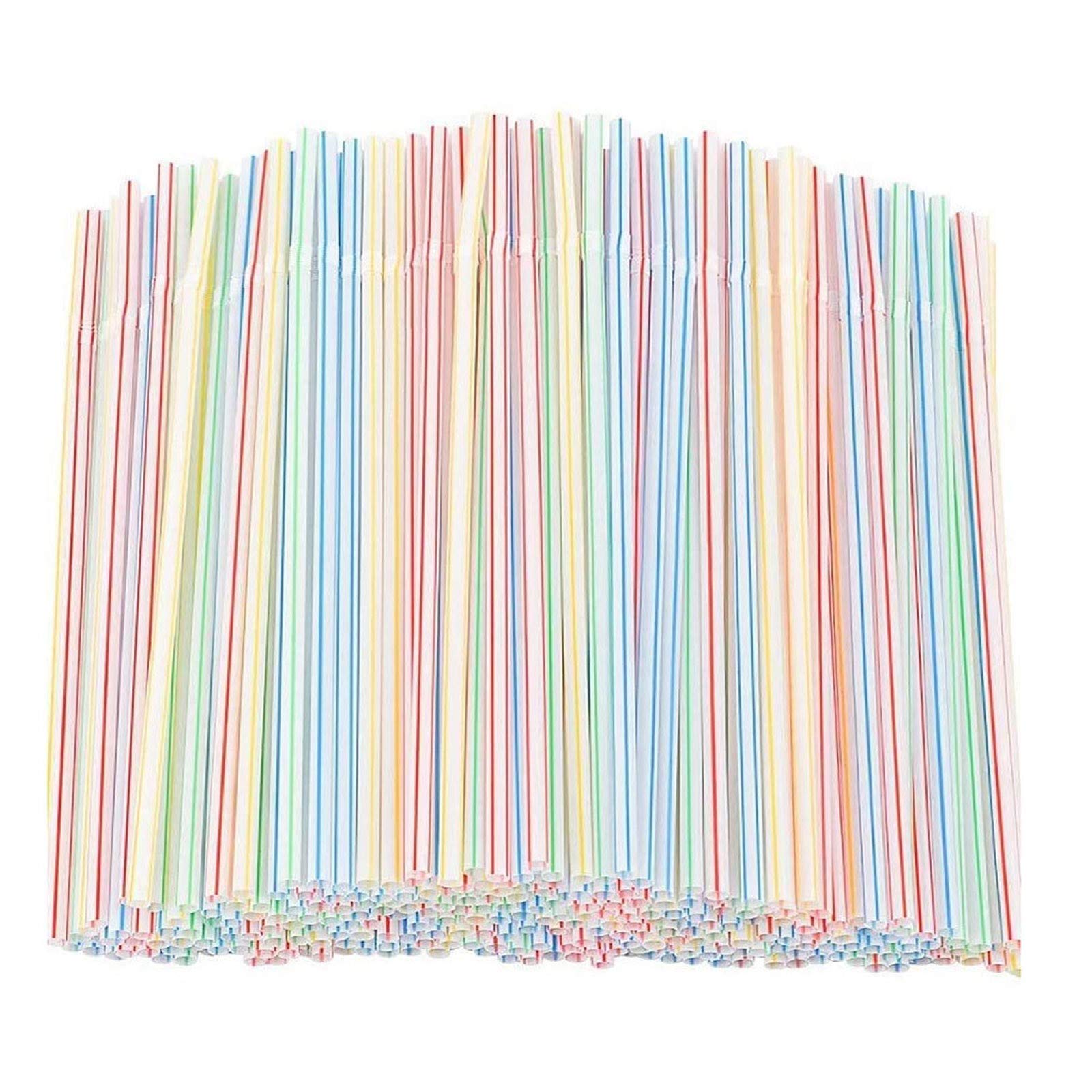 Eco-Friendly Disposable Colored Elbow Plastic Straws for Juice, Milk Tea, and Smoothies - Perfect for Parties, Cafes, and Home Use