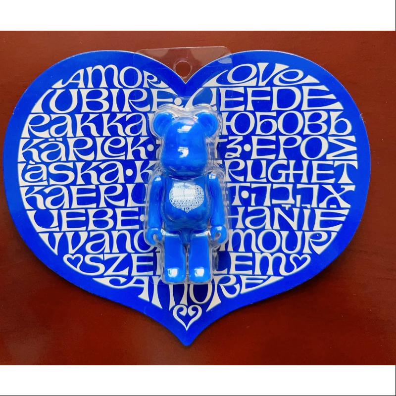 Limited Edition Bearbrick Alexander Girard Love 100% Collectible Be@rbrick Figure - Perfect for Home Decor, Office Display & Anime Collector's Showcase