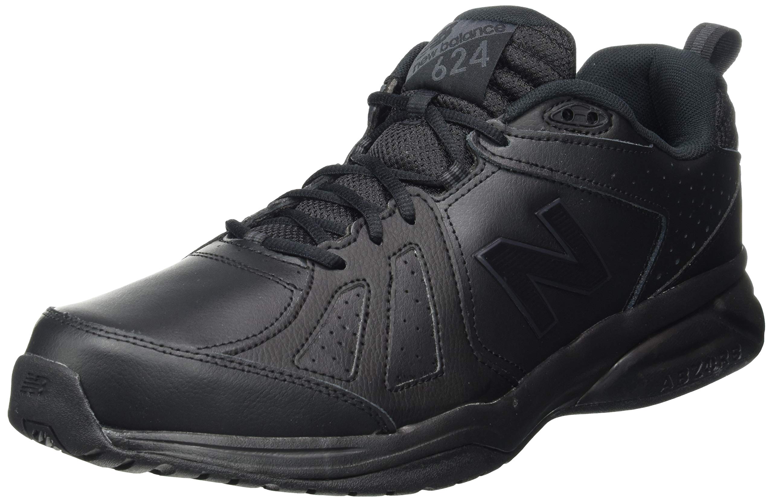 New Balance Men's Training Fitness Shoes - Black, Size 8.5 Wide | Lightweight Athletic Shoes for Gym Workouts, Running & Cross Training