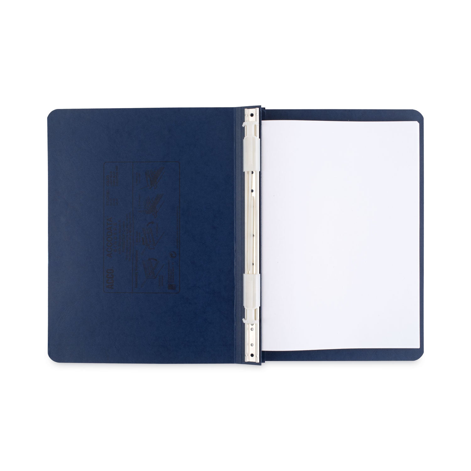 ACCO Presstex 2-Post Binder Covers with Storage Hooks - 6 Capacity, 12
