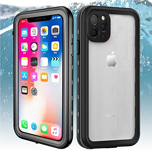 iPhone 11 Pro Max Waterproof Case - IP68 Certified Shockproof & Snowproof Cover with Built-in Screen Protector | Full Body Protection for iPhone 11 Pro Max 6.5