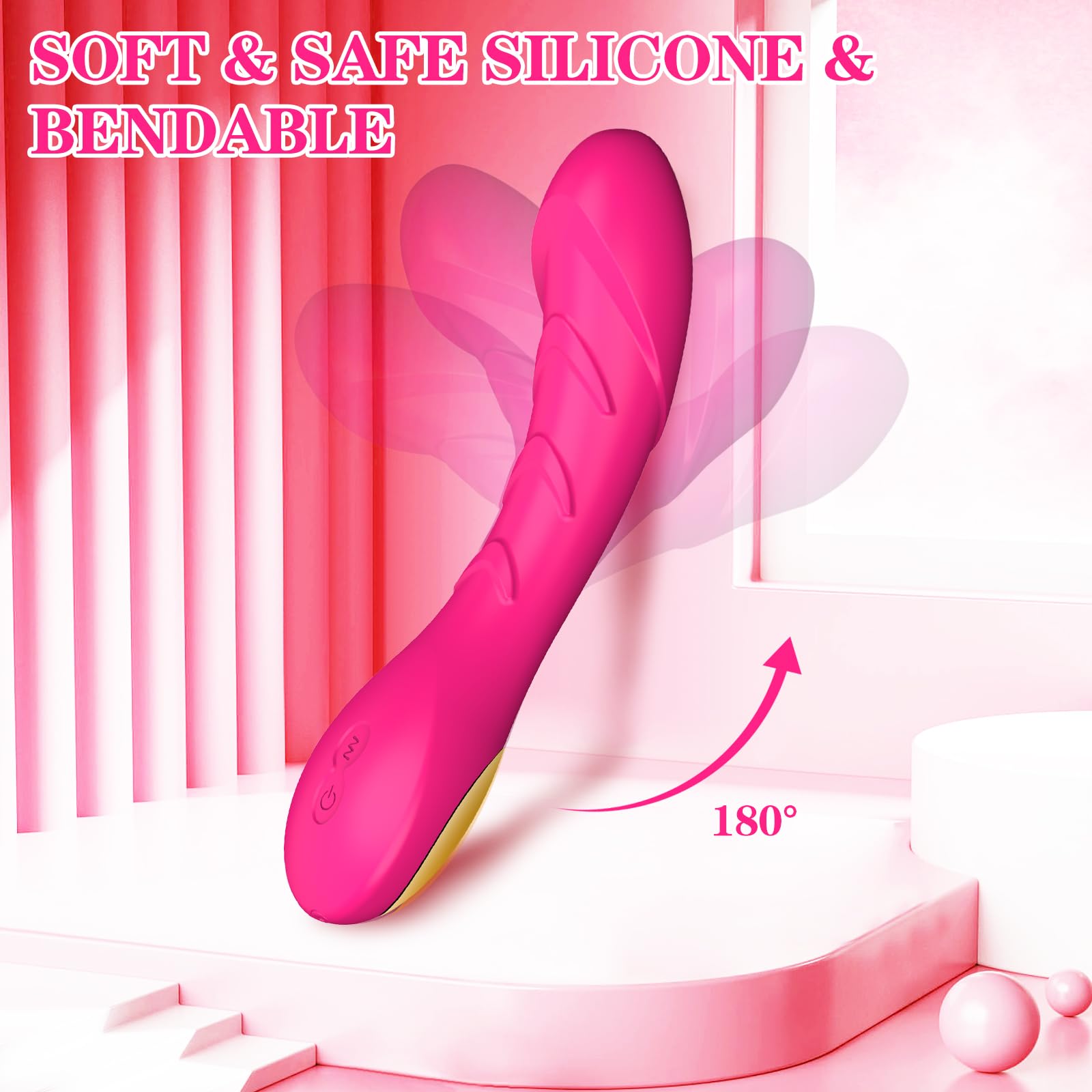 Best G-Spot Vibrator for Women - Silent, Waterproof & Rechargeable Clitoral Stimulator with 12 Vibration Modes - Perfect for Couples Play & Solo Pleasure - Slim Design Adult Sex Toy for Nipple & Clit Stimulation - Ideal for Bedroom Fun, Travel & Discreet Personal Massage