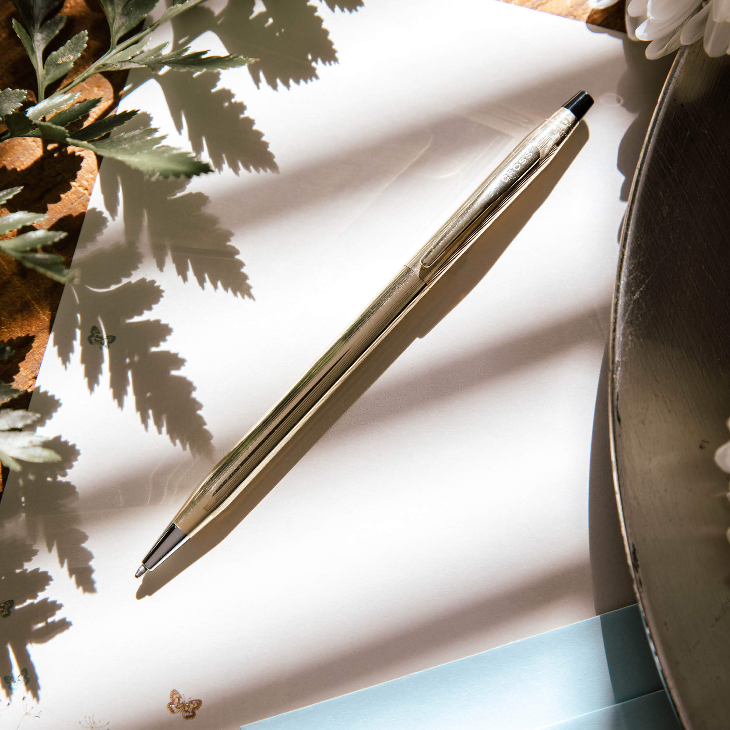 Cross Classic Century Refillable Fountain Pen with Medium Nib - Premium Brushed Chrome Finish, Includes Elegant Gift Box - Perfect for Business Signatures, Journaling & Luxury Gifts