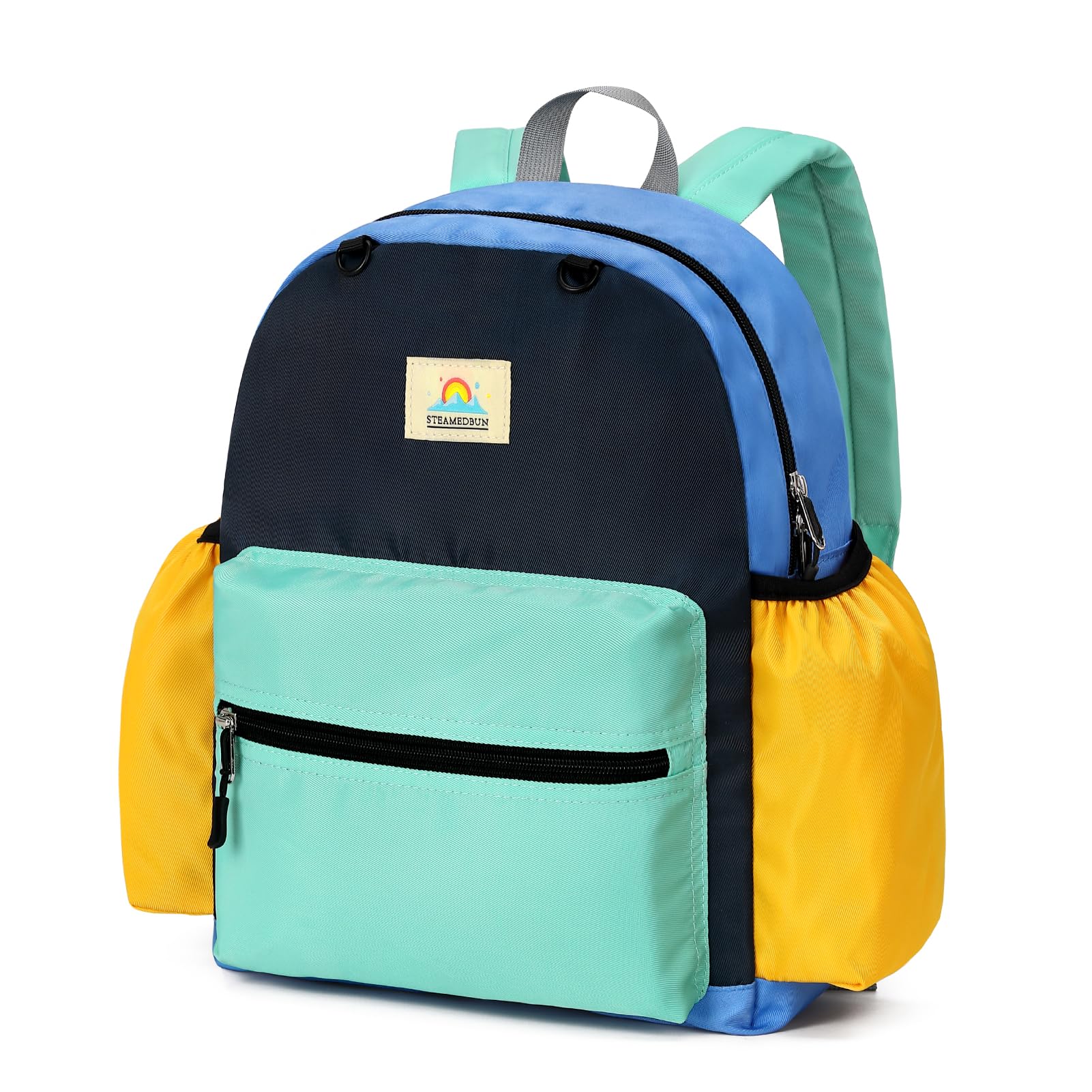 STEAMEDBUN Kids Backpack for Boys 4-6 Years Old | 15 Inch Elementary School Backpack for Kindergarten | Durable Lightweight Bookbag for School, Travel & Daily Use
