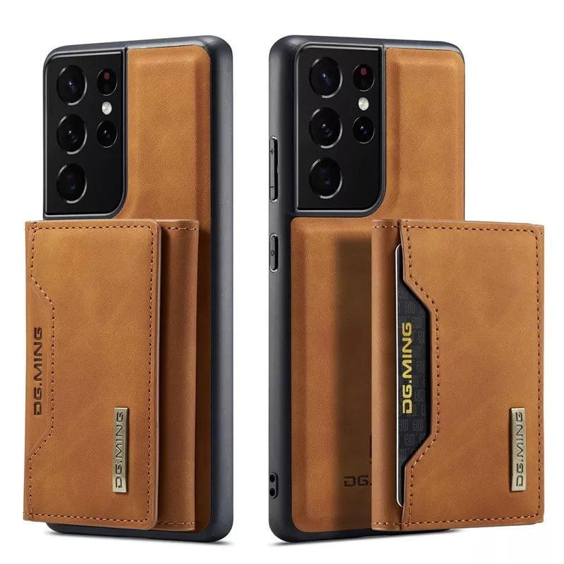 Samsung Galaxy S24 Ultra Retro Flip Vegan Leather Phone Case - Stylish & Protective Cover for Everyday Use, Work & Travel