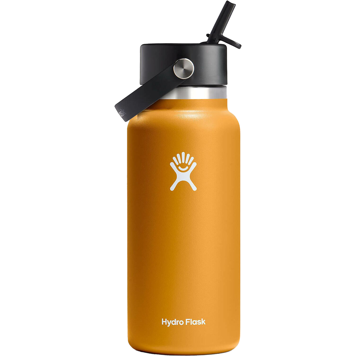 32 oz Wide Mouth Water Bottle with Flex Straw Lid - Leak Proof, BPA Free, Ideal for Gym, Hiking & Outdoor Activities