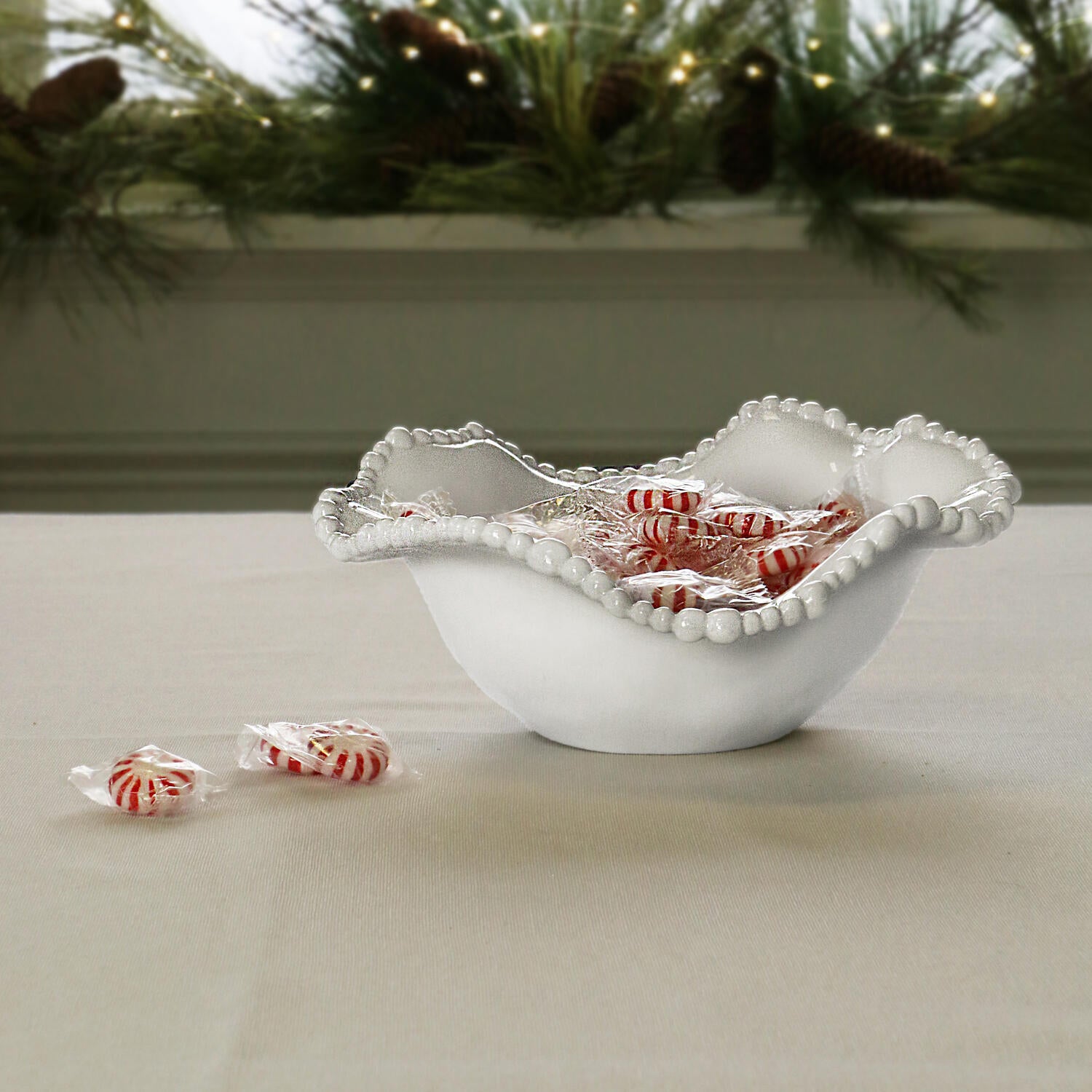 Beatriz Ball VIDA Algeria Small Sauce Bowl - Elegant Handcrafted Ceramic Serving Bowl for Sauces, Dips & Condiments - Perfect for Dinner Parties, Entertaining & Home Decor
