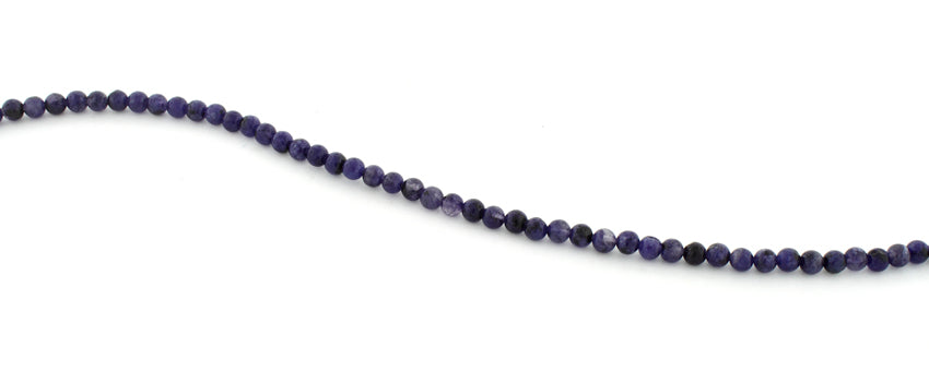 4mm Lapis Jasper (Dyed) Round Gemstone Beads for Jewelry Making - DIY Bracelets, Necklaces & Craft Projects
