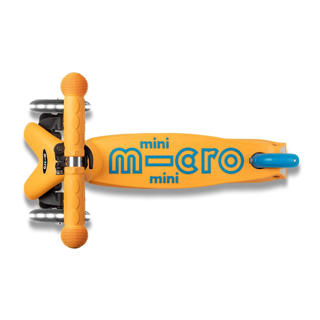 Micro Mini Deluxe 3 Wheel LED Scooter for Kids - Lightweight & Foldable, Bright LED Wheels, Apricot Color - Perfect for Commuting, Park Rides & Neighborhood Fun
