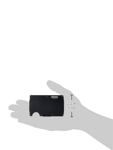 The Ridge Slim Minimalist RFID Blocking Men's Wallet - Ultra Thin & Lightweight (Thinner Than a Smartphone) - Perfect for Everyday Carry, Travel & Business Use