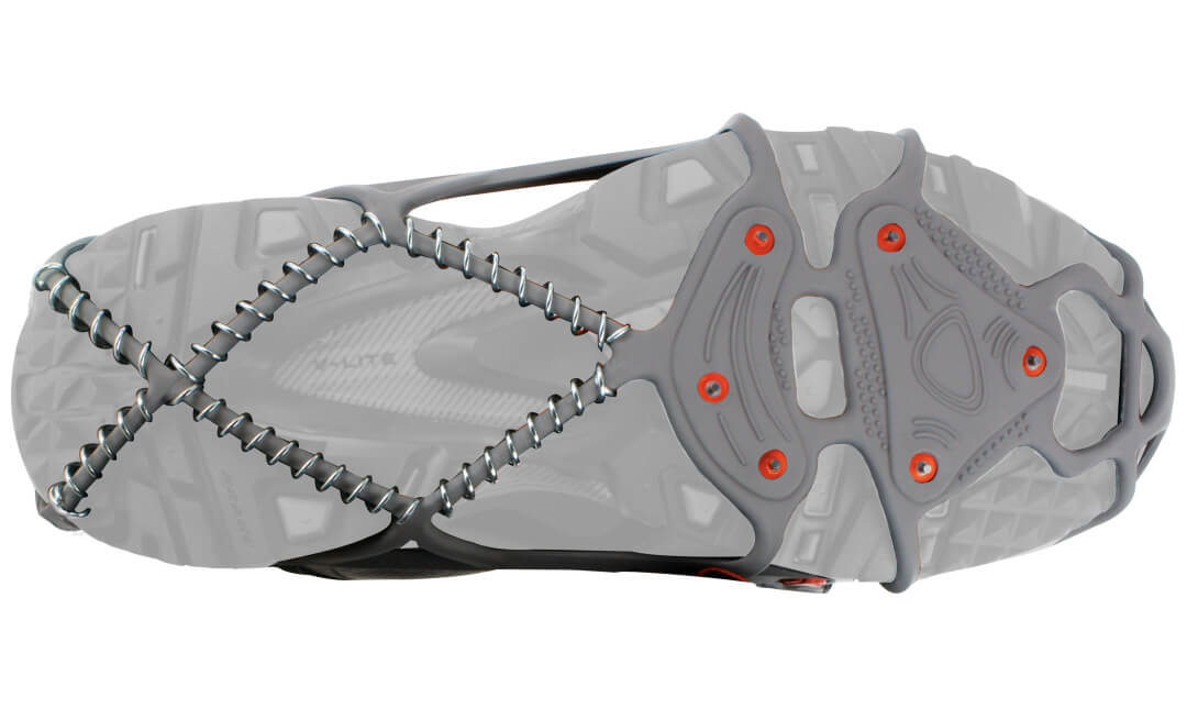 Yaktrax Run Traction Cleats for Running & Walking on Ice & Snow - Non-Slip Ice Grippers for Shoes - Winter Outdoor Sports & Hiking Gear