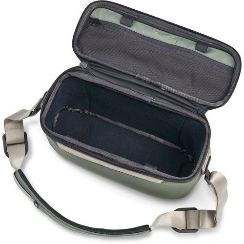 Nomatic LUMA Camera Sling Bag 12L - Waterproof & Lightweight DSLR Camera Backpack for Photographers (Sage Green) - Perfect for Travel, Hiking & Outdoor Photography