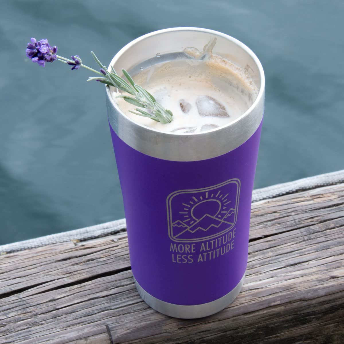 20 oz Vacuum Insulated Stainless Steel Tumbler with Lid - Double Wall Travel Mug, Custom Laser Engraving Options (Aqua) - Perfect for Coffee, Tea & Cold Drinks On The Go, Office & Outdoor Adventures
