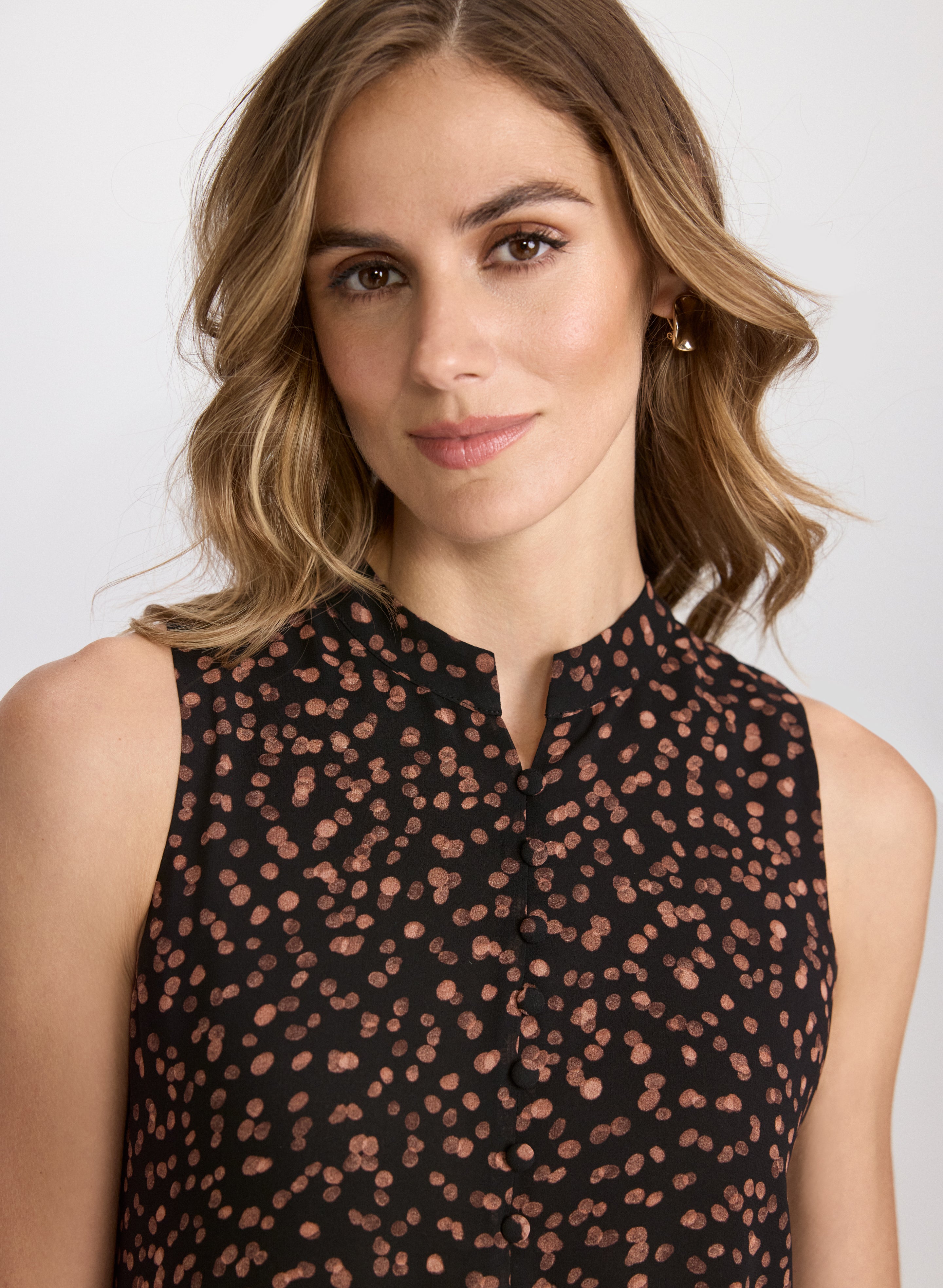 Dot Print Dress - Black Pattern Floral Laura 100112 090 | Women's Casual Summer Dress for Party, Beach & Date Night