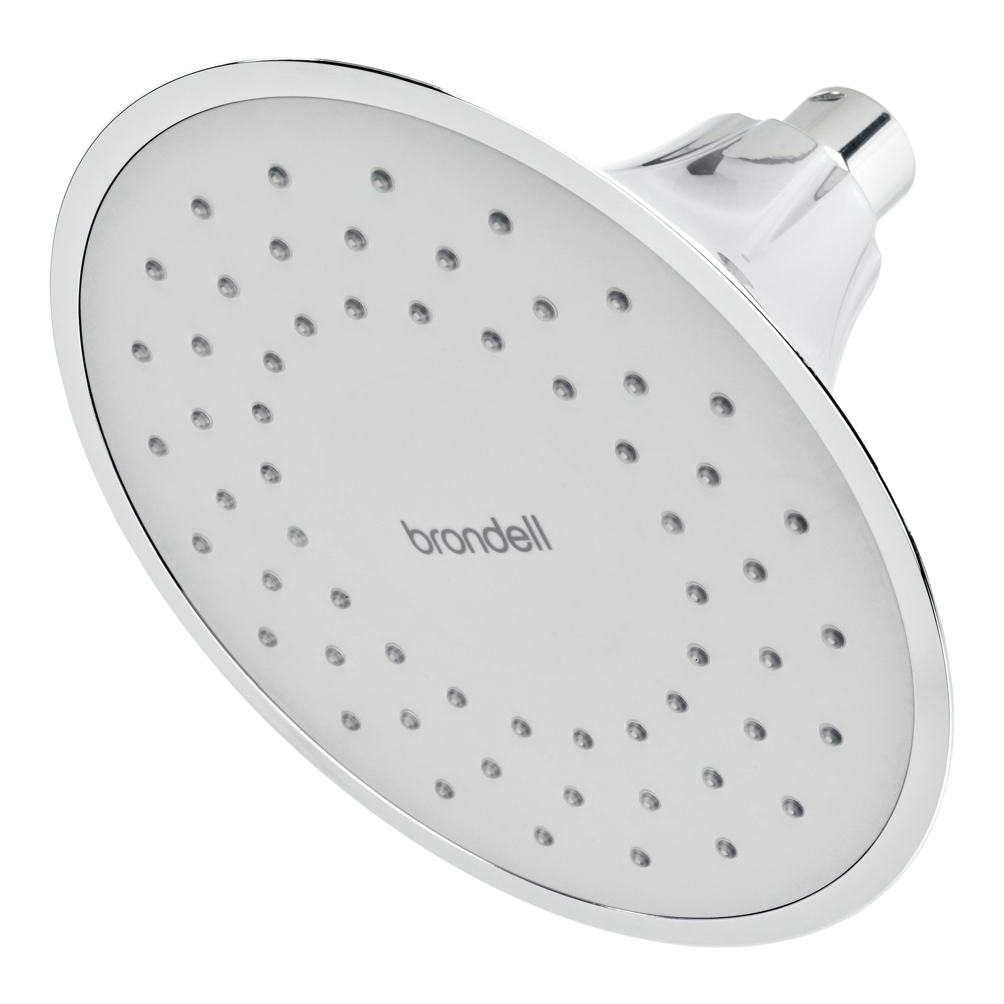 Brondell VivaSpring Filtered Showerhead - Chrome Finish with Slate Face - High Pressure Water Saving Shower Head for Soft Skin & Hair - Perfect for Bathroom, Spa, and Home Relaxation