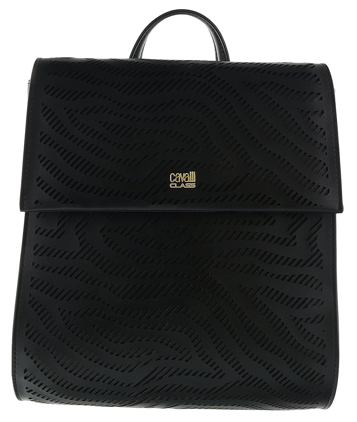 Roberto Cavalli Black Audrey 004 Women's Leather Backpack - Stylish & Durable for Work, Travel & Daily Use