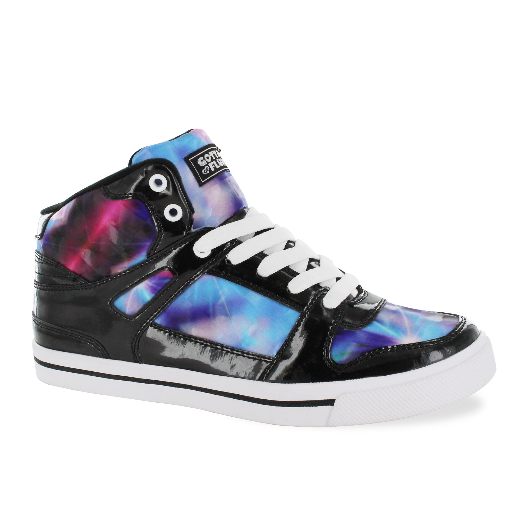Girl's Hip Hop Dance Sneakers - Lightweight & Comfortable Blue/Black Jazz Shoes for Kids - Perfect for Dance Classes, Performances & Street Style