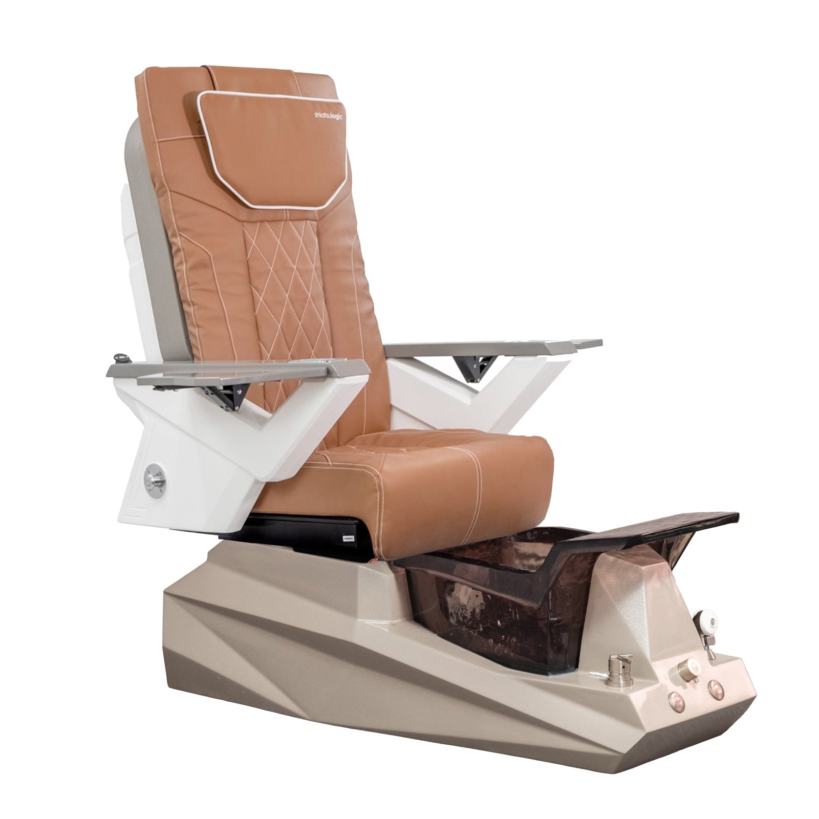 Professional DIAMOND FX Pedicure Chair for Salon & Spa - Hydraulic Adjustable Massage Pedicure Chair with Foot Bath - Perfect for Nail Salons, Beauty Spas & Home Use