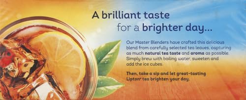 Lipton Unsweetened Iced Tea Bags - 24 Count | Gallon-Sized Brew | Zero Calories | Refreshing & Healthy | Perfect for Summer, Picnics & Family Gatherings