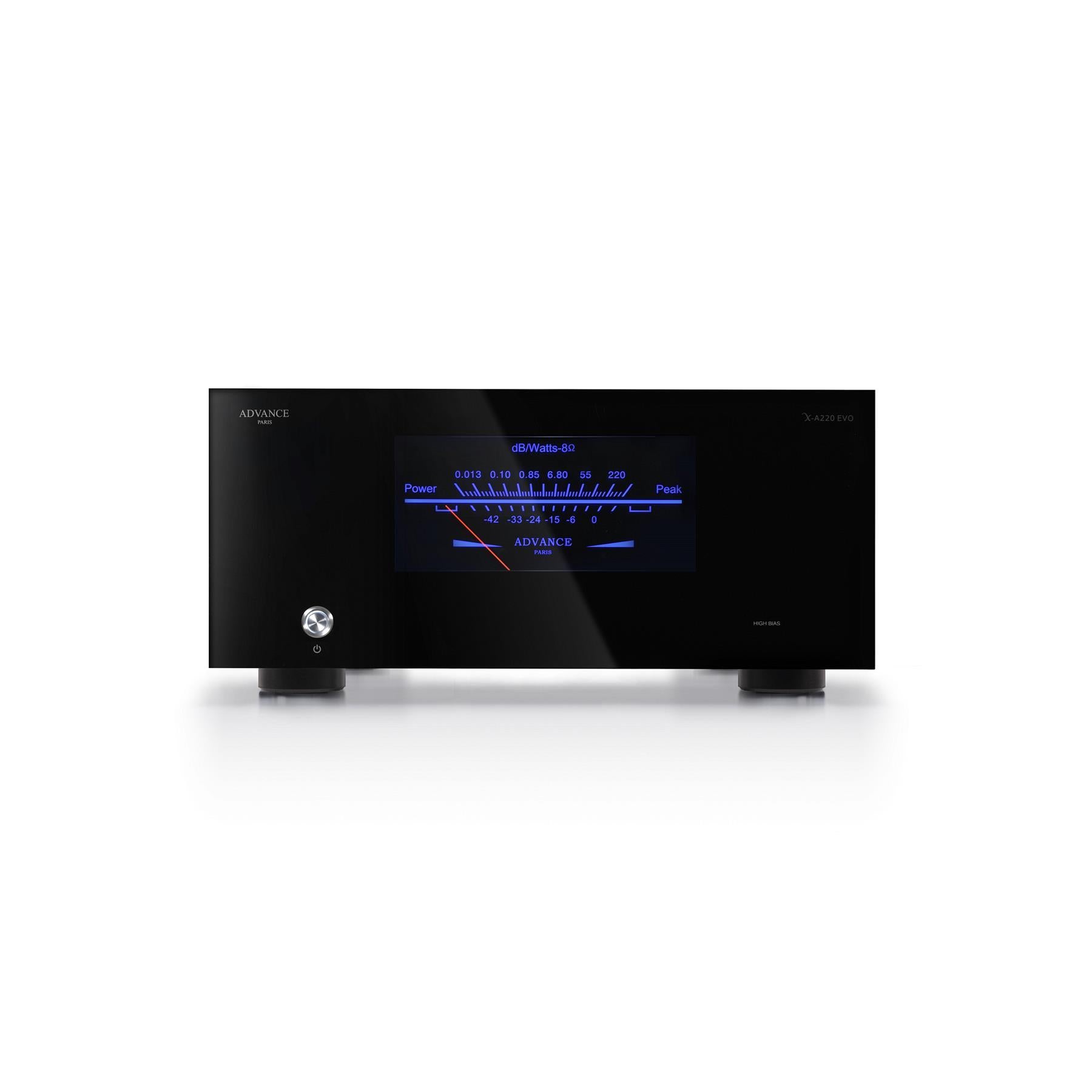 Advance Paris X A220 EVO Hi-Fi Stereo Power Amplifier - High Performance Audio System for Home Theater & Music Listening
