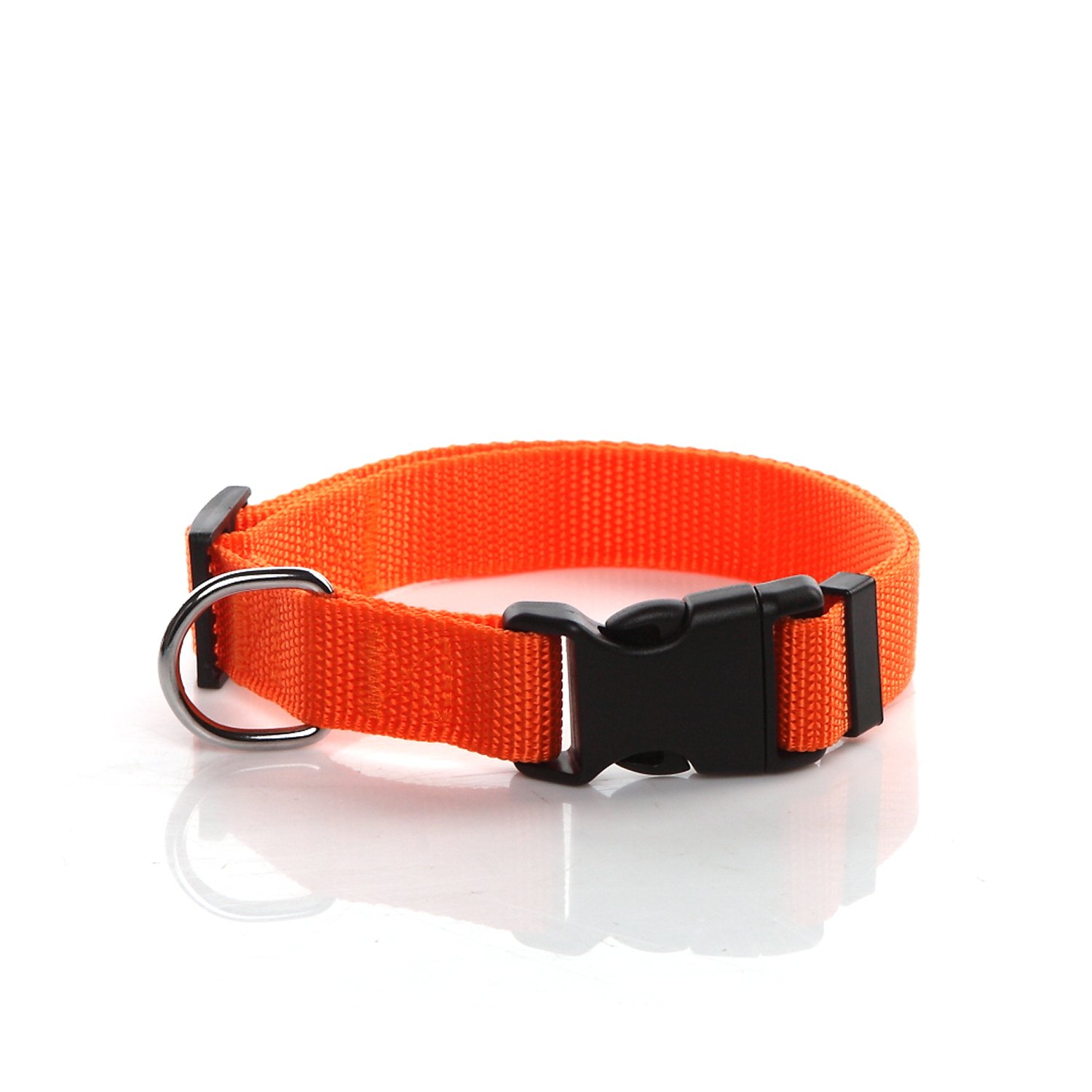 Durable Nylon Dog Collar - Adjustable Pet Collar for Medium & Large Dogs (5/8 Inch Wide) - Perfect for Walking, Training & Outdoor Adventures
