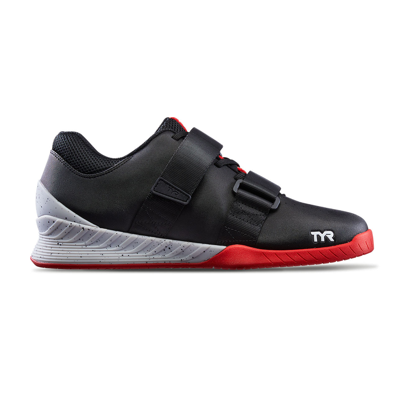 Tyr L1 Lifter Weightlifting Shoes for Men - Black & Red | CrossFit, Powerlifting & Olympic Lifting Gym Training Gear
