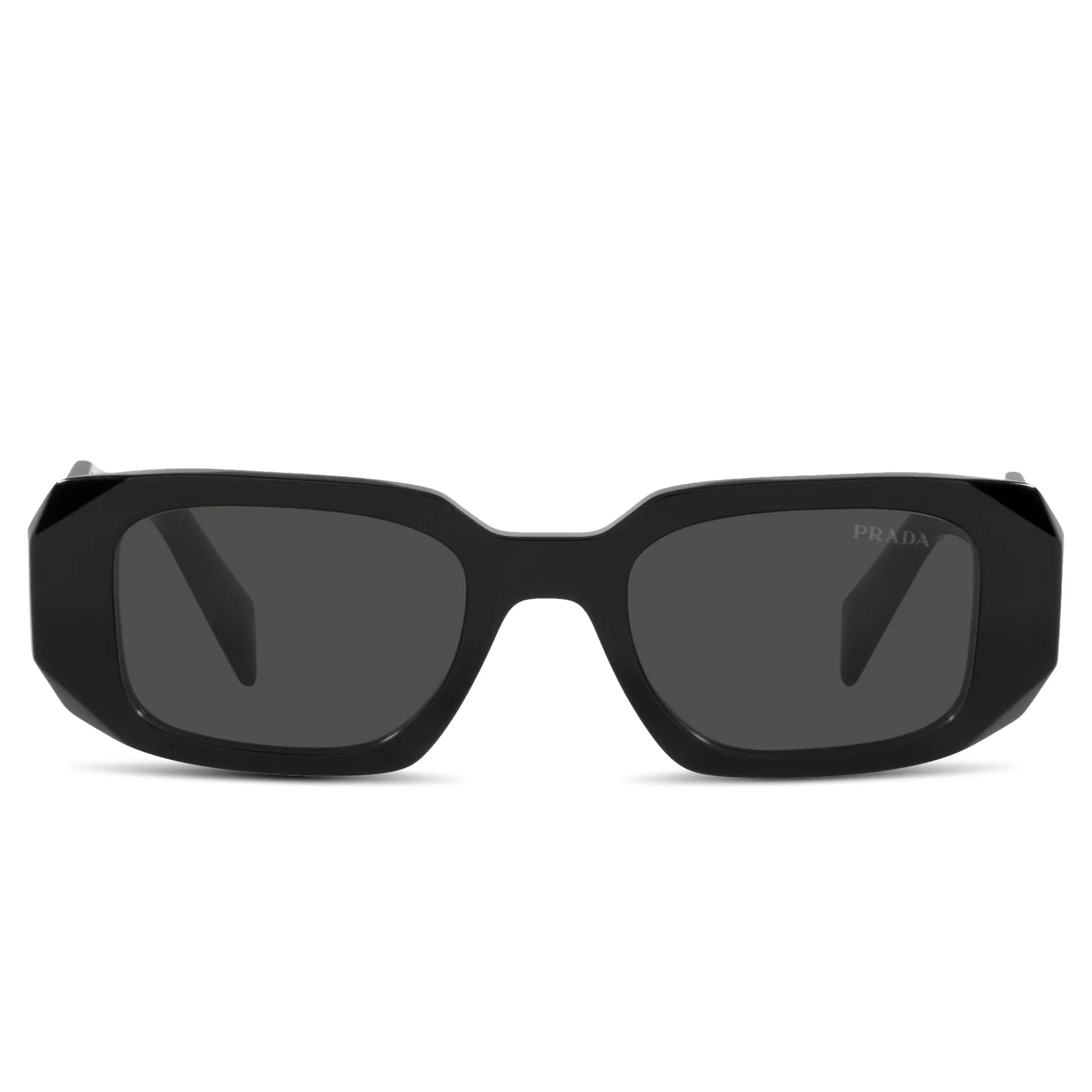 Prada PR 17WS 1AB5S0 Symbole Black Sunglasses for Women - Luxury Designer Shades with UV Protection - Perfect for Outdoor, Beach & Fashion Events