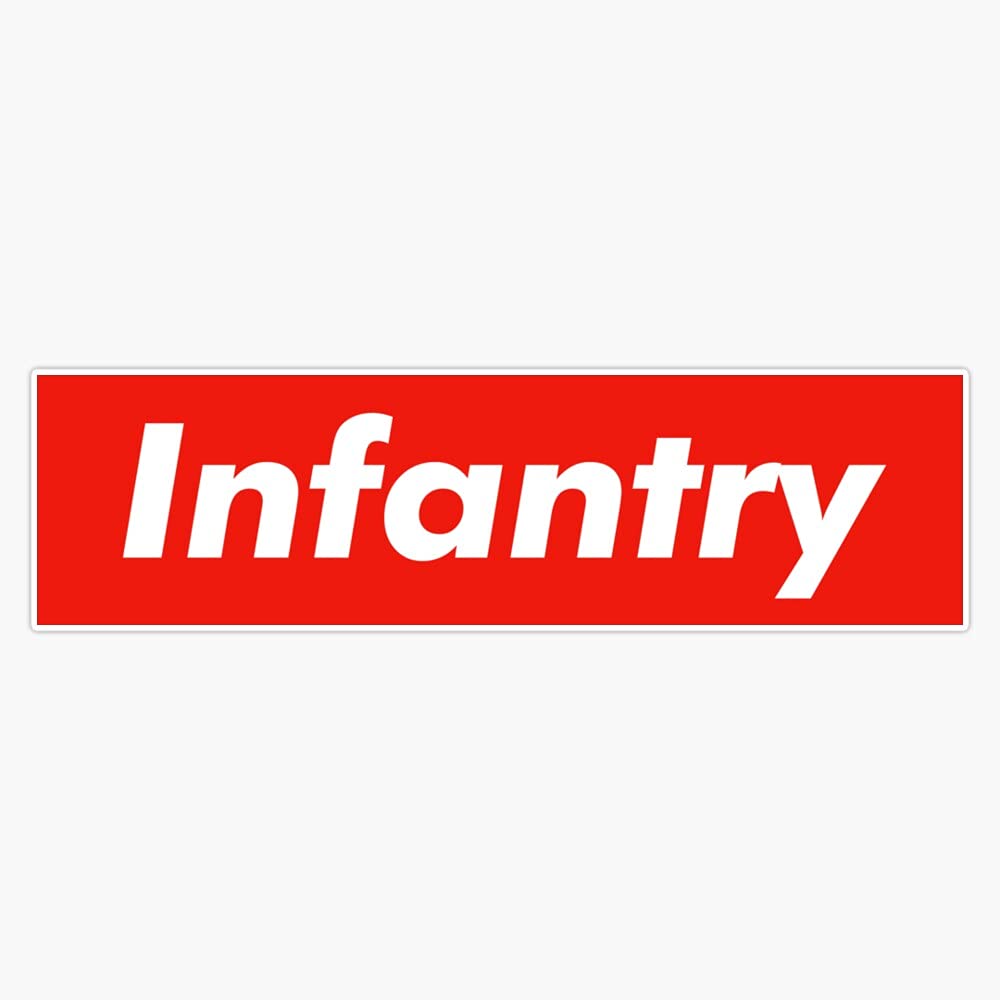 Waterproof Infantry Vinyl Sticker - 5