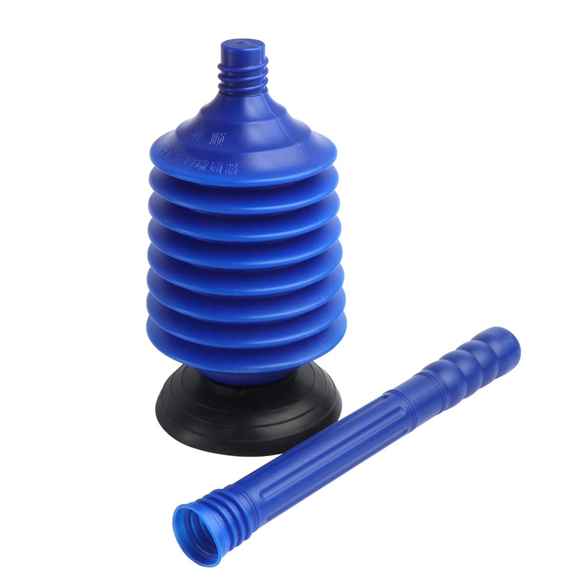 DOITOOL Heavy Duty Toilet Plunger - High Pressure Bathroom Plunger with Ergonomic Handle for Clogged Drains - Essential Bathroom Accessory for Home, Apartment & RV Use