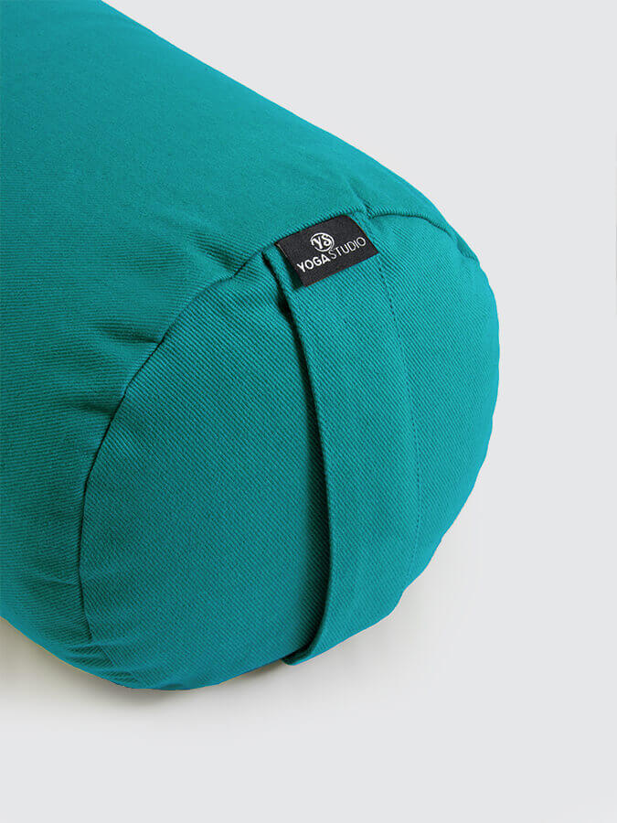 Organic Cotton Buckwheat Meditation Bolster Cushion for Yoga & Zen Relaxation - Perfect for Yoga Studios, Home Meditation & Stress Relief