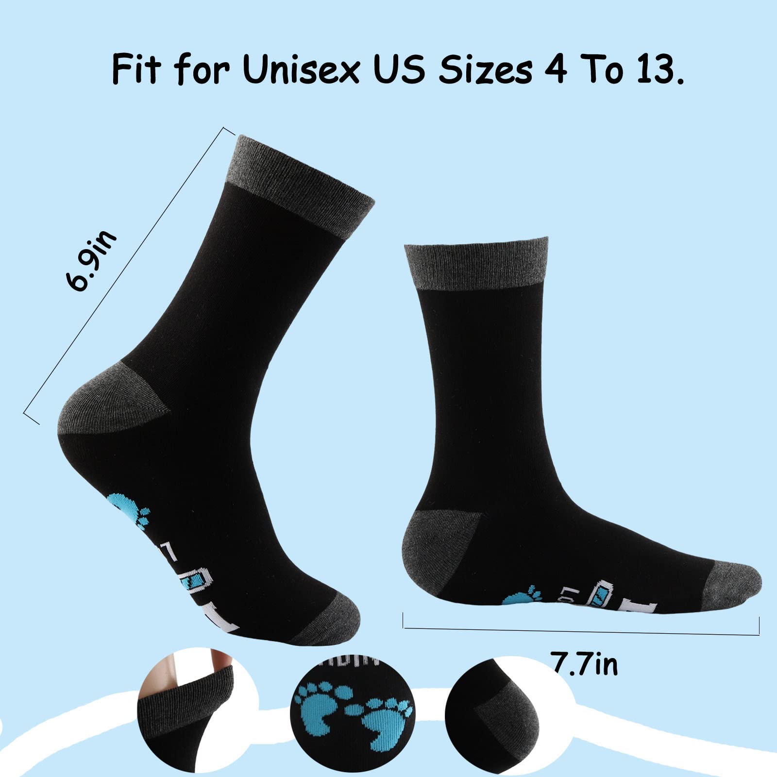 LEVLO 2 Pairs Pregnancy Announcement Socks for First Time Parents - Dad & Mom to Be Gift (2025 & 2026 Loading Design) - Perfect for Gender Reveal, Baby Shower & New Parent Gifts