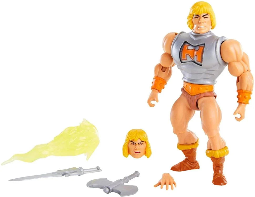 Masters of the Universe Origins Deluxe Battle Armor He-Man Action Figure - Collectible Toy for Fans & Display | Perfect for Play, Collection, and Nostalgic Gift Giving